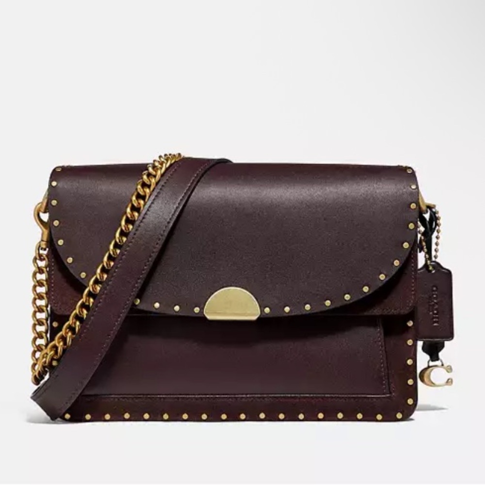 Coach Dreamer Shoulder Bag With Rivets